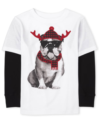 Boys Graphic Thermal 2 In 1 Top