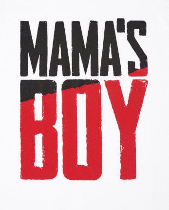 Camiseta con gráfico Mama's Boy para niños