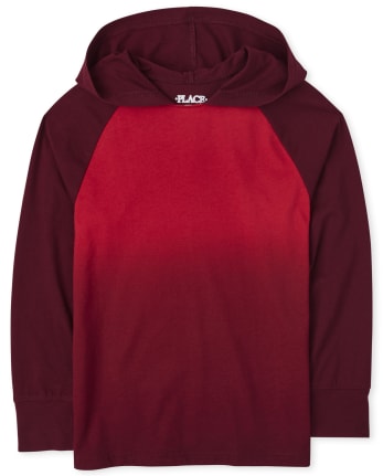 Boys Ombre Hooded Top