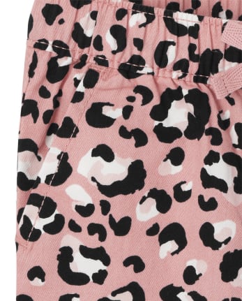 Baby And Toddler Girls Leopard Pull On Jogger Pants