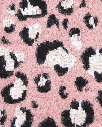 Girls Leopard Infinity Scarf