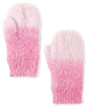 Girls Ombre Cozy Mittens