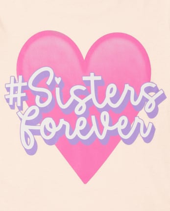T-shirt graphique pour sœurs