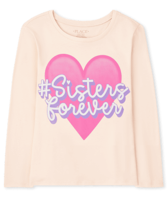 T-shirt graphique pour sœurs