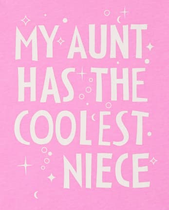 Girls Aunt Graphic Tee