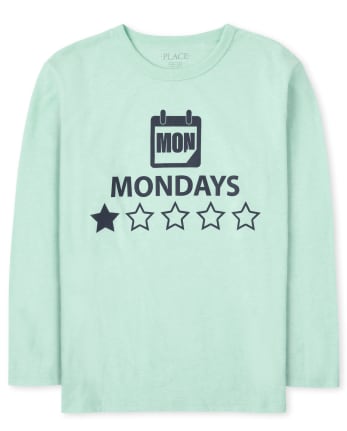 Boys Mondays Graphic Tee
