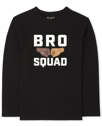 Camiseta con gráfico Bro Squad para niños
