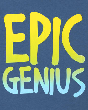 T-shirt graphique Epic Genius pour garçons