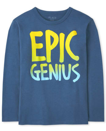 T-shirt graphique Epic Genius pour garçons