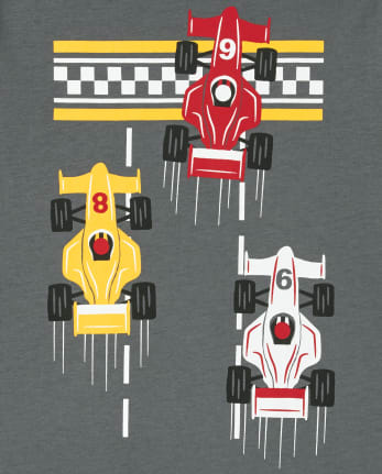 Toddler Boys Race Car Graphic Tee