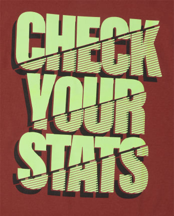 Boys Stats Graphic Tee