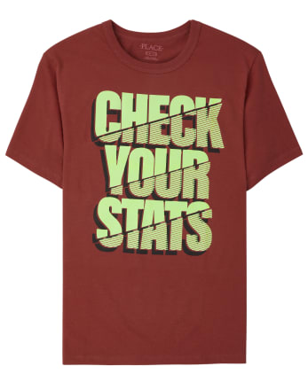 Boys Stats Graphic Tee