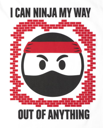 Camiseta gráfica Ninja para niños