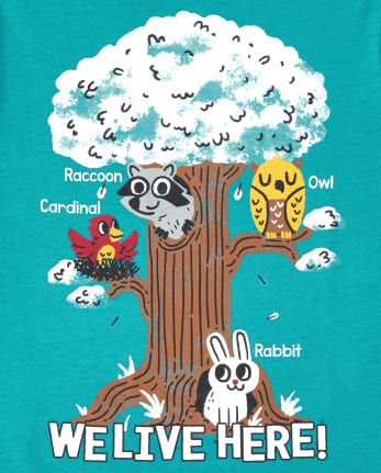 Lot de 2 t-shirts graphiques éducatifs pour tout-petits garçons