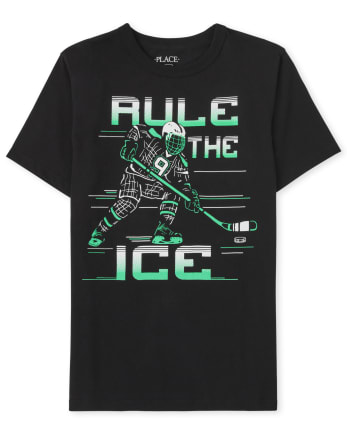 T-shirt graphique pour garçons Rule The Ice
