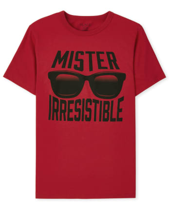 Boys Valentine's Day Mister Irresistible Graphic Tee