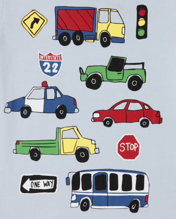 Toddler Boys Vehicle Graphic Tee 2-Pack
