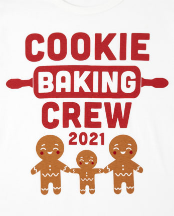 Unisex Adult Matching Family Baking Crew Graphic Tee