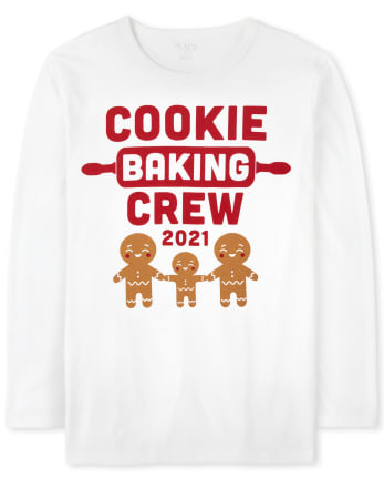 Unisex Adult Matching Family Baking Crew Graphic Tee