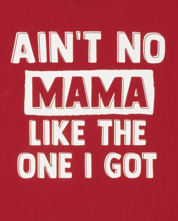 Camiseta con estampado de mamá del día de San Valentín para niños unisex