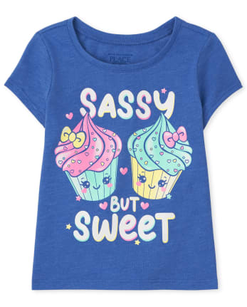 Baby And Toddler Girls Sweet Graphic Tee