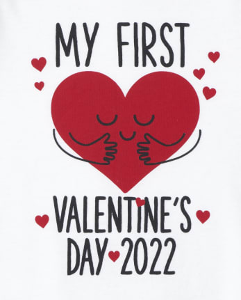 Unisex Baby First Valentine's Day Graphic Bodysuit