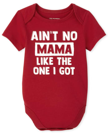 Unisex Baby Mama Graphic Bodysuit
