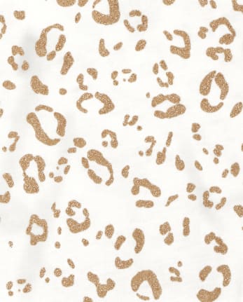 Robe patineuse léopard pour bébé et toute-petite fille