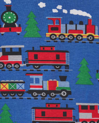 The Train - Pijama para bebés y niños pequeños, Azul