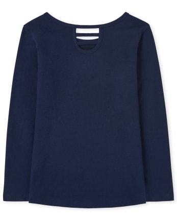 Girls Snowflake High Low Top