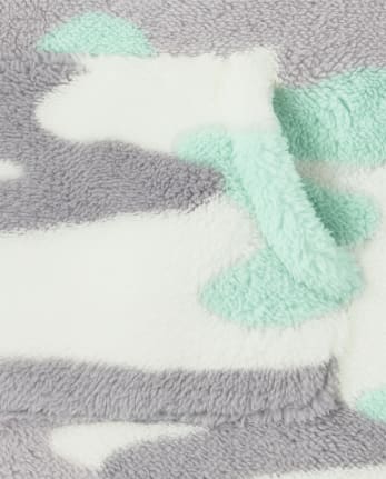 Jersey de sherpa con media cremallera y cuello simulado para niñas