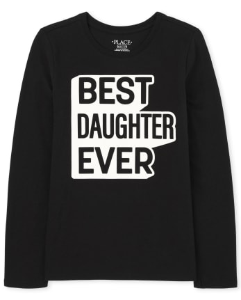 T-shirt graphique assorti pour filles