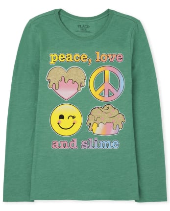 Girls Slime Graphic Tee