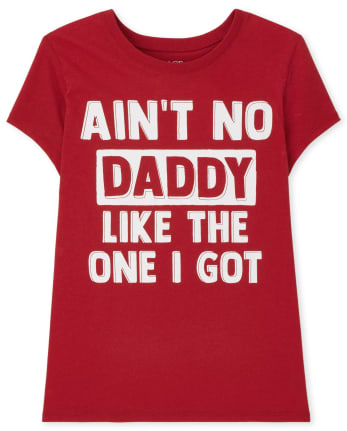 Girl's Valentine's Day Dad Graphic Tee