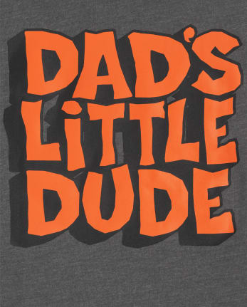 T-shirt graphique Dad's Dude pour bébés et tout-petits garçons