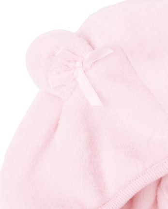 Veste douillette en fausse fourrure ours pour bébé fille