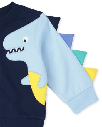 Conjunto de ropa de juego de 3 piezas Dino para bebés niños