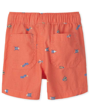 Baby And Toddler Boys Print Pull On Jogger Shorts