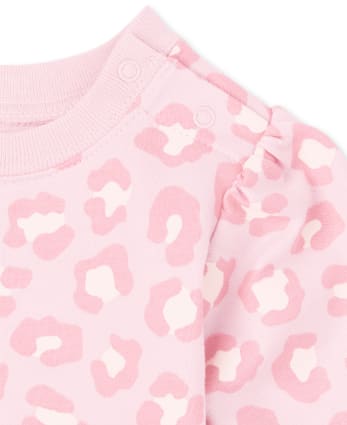 Baby Girls Leopard 3-Piece Playwear Set