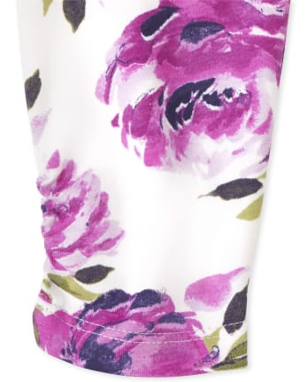 Baby Girls Floral Ruffle Pants 2-Pack