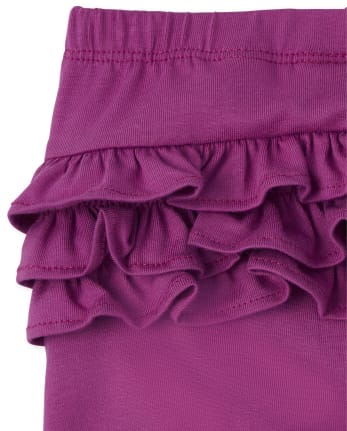 Baby Girls Floral Ruffle Pants 2-Pack