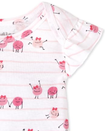 Baby Girls Monster Bodysuit 5-Pack