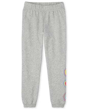 Pantalon de jogging en molleton Happy Face pour fille