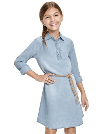 Blue Girls Denim Shirt, Size: 32-XL at Rs 240/piece in Ahmedabad | ID:  22915027130