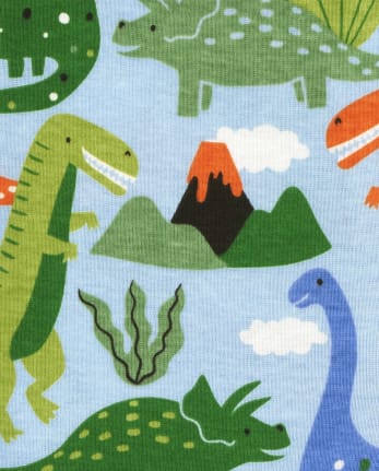 Baby And Toddler Boys Dino Snug Fit Cotton Pajamas