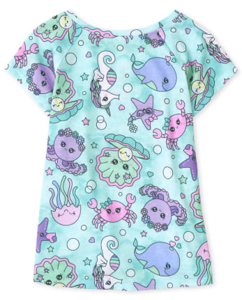 Girls Sea Creature Pajamas