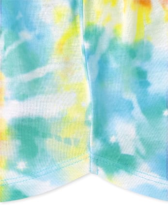 Girls Tie Dye Unicorn Pajamas