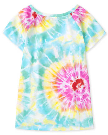 Girls Tie Dye Unicorn Pajamas