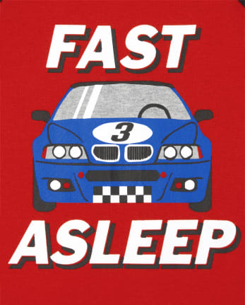 Baby And Toddler Boys Racecar Snug Fit Cotton Pajamas 2-Pack