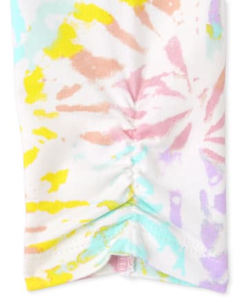 Baby Girls Rainbow Tie Dye Pants 2-Pack